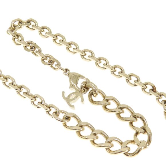 CHANEL Gold Logo Necklace - Picture 3 of 11